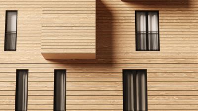 Faux Wood Siding Installation detail